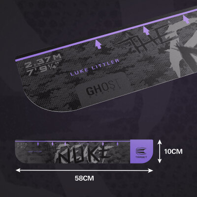 Target Dart Luke Littler Throw Line Oche Abwurflinie Oche Line Klebeoche