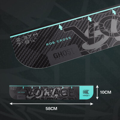 Target Dart Rob Cross Throw Line Oche Abwurflinie Oche Line Klebeoche