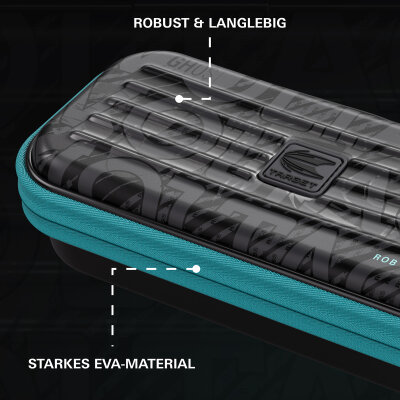 Target Dart Takoma Ghost Rob Cross Darttasche Dartcase Dartbox Takoma Wallet