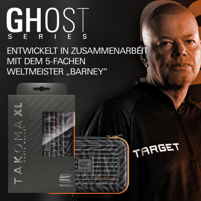 Target Dart Takoma XL Ghost Raymond van Barneveld Darttasche Dartcase Dartbox Takoma Wallet