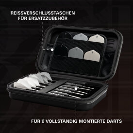 Target Dart Takoma XL Ghost Raymond van Barneveld Darttasche Dartcase Dartbox Takoma Wallet