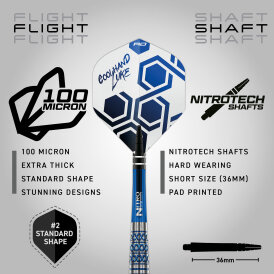 Red Dragon Soft Darts Luke Humphries Cool Hand TX5 90% Tungsten Softtip Dart Softdart 20 g