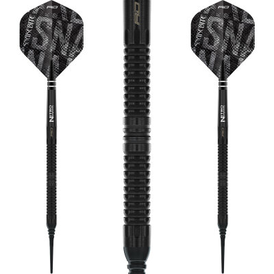Red Dragon Soft Darts Peter Wright Black Mamba 90% Tungsten Softtip Dart Softdart 20 g