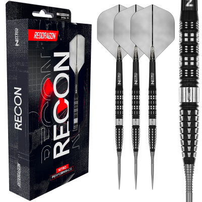 Red Dragon Steel Darts Recon Tapered Barrel 90% Tungsten Steeltip Dart Steeldart