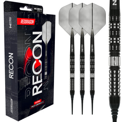 Red Dragon Soft Darts Recon Parallel Barrel 90% Tungsten Softtip Dart Softdart 20 g