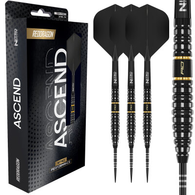 Red Dragon Steel Darts Ascend Torpedo Barrel 90% Tungsten Steeltip Dart Steeldart