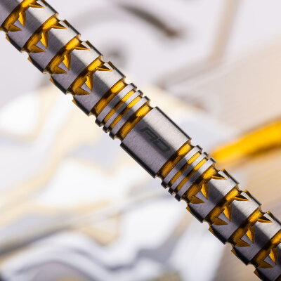 Red Dragon Steel Darts Paradym Gold Parallel Barrel 90% Tungsten Steeltip Dart Steeldart