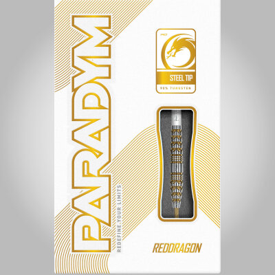 Red Dragon Steel Darts Paradym Gold Torpedo Barrel 90% Tungsten Steeltip Dart Steeldart