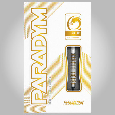 Red Dragon Soft Darts Paradym Gold Torpedo Barrel 90% Tungsten Softtip Dart Softdart 20 g