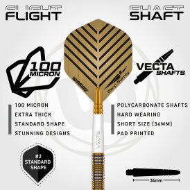 Winmau Steel Darts Daryl Gurney Signature Edition 95% Tungsten Steeltip Dart Steeldart 23 g