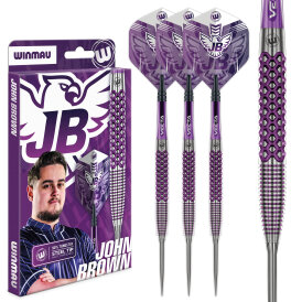 Winmau Steel Darts John Brown Signature Edition 90% Tungsten Steeltip Dart Steeldart 22 g