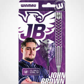 Winmau Steel Darts John Brown Signature Edition 90% Tungsten Steeltip Dart Steeldart 22 g