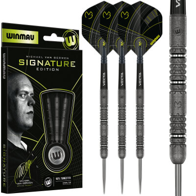 Winmau Steel Darts MvG Michael van Gerwen Signature Edition Dart 90% Tungsten Steeltip Dart Steeldart