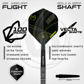 Winmau Steel Darts MvG Michael van Gerwen Signature Edition Dart 90% Tungsten Steeltip Dart Steeldart