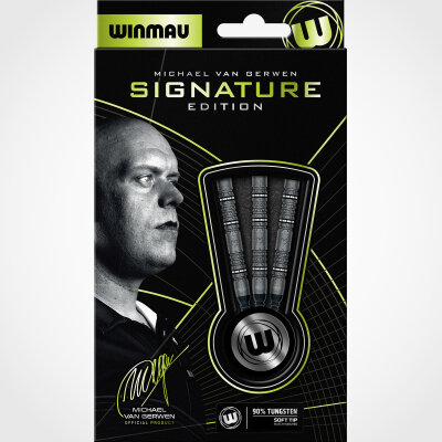 Winmau Soft Darts MvG Michael van Gerwen Signature Edition Dart 90% Tungsten Softtip Dart Softdart 20 g