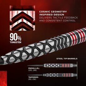 Winmau Steel Darts Switch Point Fornax Parallel 90% Tungsten Steeltip Dart Steeldart