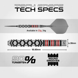 Winmau Steel Darts Switch Point Fornax Parallel 90% Tungsten Steeltip Dart Steeldart
