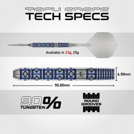 Winmau Steel Darts Switch Point Lunaris Parallel 90% Tungsten Steeltip Dart Steeldart