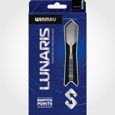 Winmau Steel Darts Switch Point Lunaris Tapered 90% Tungsten Steeltip Dart Steeldart
