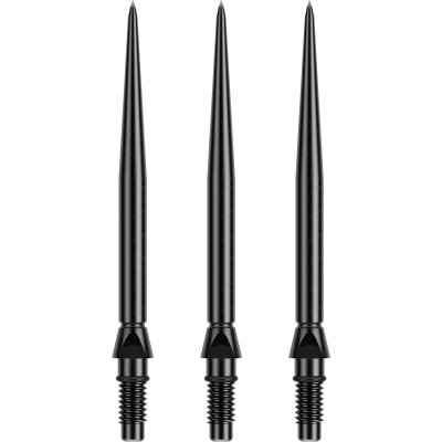 Winmau Steel Tip Switch Point Dart Wechsel- Spitzen Schraubspitzen Smooth Schwarz Smooth 40 mm