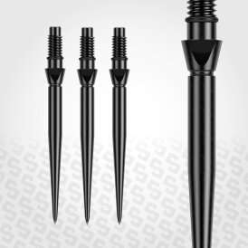 Winmau Steel Tip Switch Point Dart Wechsel- Spitzen Schraubspitzen Smooth Schwarz Smooth 40 mm