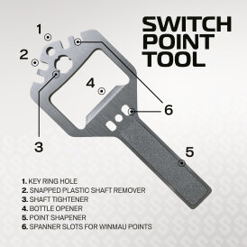 Winmau Steel Tip Switch Point Dart Wechsel- Spitzen Schraubspitzen Groove Silber Groove 26 mm