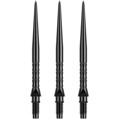 Winmau Steel Tip Switch Point Dart Wechsel- Spitzen Schraubspitzen Wave Schwarz Wave 30 mm