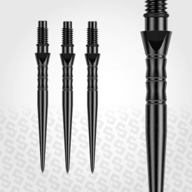 Winmau Steel Tip Switch Point Dart Wechsel- Spitzen Schraubspitzen Wave Schwarz Wave 30 mm