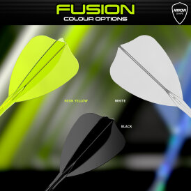 Winmau Dart Fusion Arrow Flight- Schaftsystem Arrow S Kurz Neon Gelb