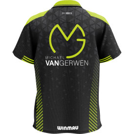 Winmau Darts MvG Michael van Gerwen Stage Polo Tour Shirt Matchshirt Dart Shirt Player Shirt Trikot Design 2025 Größe XL