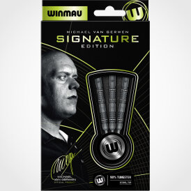 Winmau Steel Darts MvG Michael van Gerwen Signature Edition Dart 90% Tungsten Steeltip Dart Steeldart 23 g