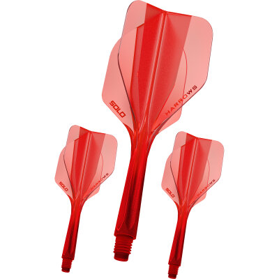 Harrows Dart Solo Flight- Schaftsystem verschiedenen Flightformen / Shapes & Farben
