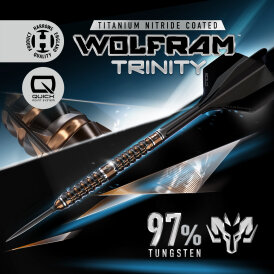 Harrows Steel Darts Quick Point Wolfram Trinity 90% Tungsten Steeltip Dart Steeldart 26 g