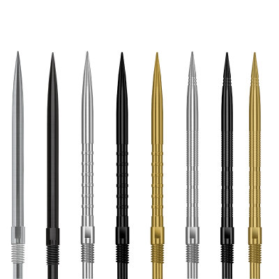 Harrows Steel Tip Quick Point Dart Wechsel- Spitzen Schraubspitzen Smooth, Micro Ridge, HM Grip verschiedene L�ngen und Farben