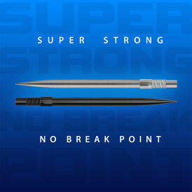 Harrows Steel Tip Quick Point Dart Wechsel- Spitzen Schraubspitzen Silber Smooth Point 35 mm