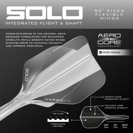 Harrows Dart Solo Flight- Schaftsystem Nr.6 IM Intermediate Klar