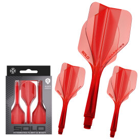 Harrows Dart Solo Flight- Schaftsystem Nr.6 M Mittel Rot