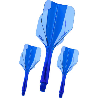 Harrows Dart Solo Flight- Schaftsystem Nr.6 M Mittel Blau