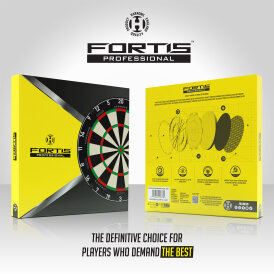Harrows Dart Fortis Bristle Dart Board Dartboard Turnierboard Dartscheibe