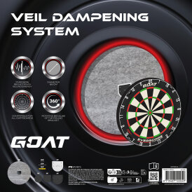 Goat Dart Veil Damping System Schallschutz System für Steeldartboards aller Hersteller
