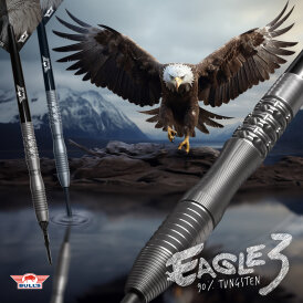 "Leicht bespielt" - BULLS NL Soft Darts Eagle 3 90% Tungsten Softtip Darts Softdart 20 g