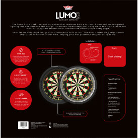 BULLS NL Dart Lumo 2.0 Surround Light System Dartboard LED Beleuchtung / Verpackung beschädigt