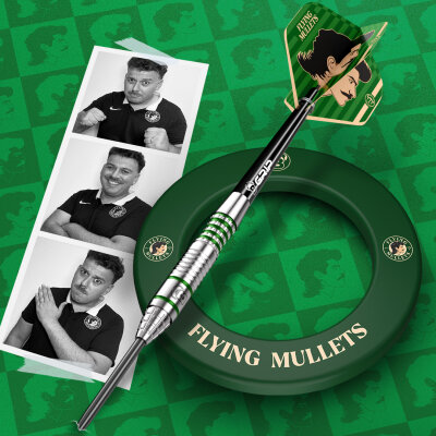 BULL�s Steel Darts Flying Mullet Splashbrudda 90% Tungsten Steeltip Darts Steeldart