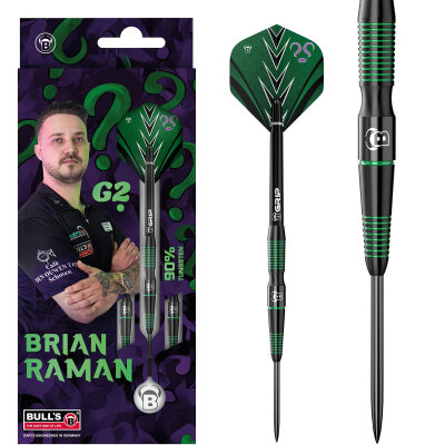BULLS Steel Darts Brian Raman G2 The Riddler 90% Tungsten Steel Dart Steeldart Steeltip