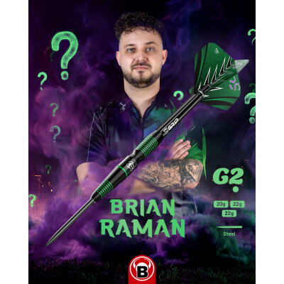 BULLS Steel Darts Brian Raman G2 The Riddler 90% Tungsten Steel Dart Steeldart Steeltip