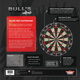 BULLS NL Shark Pro 2026 Dartboard Bristle Dart Board Dartboard Dartscheibe