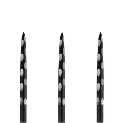 BULL´S NL Osiris Finger Grip Schwarz Steel Point Dart Wechselspitze Schwarz 32 mm
