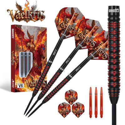 one80 Steel Dart Vaelkris V06 VHD 90% Tungsten Steeltip Dart Steeldart