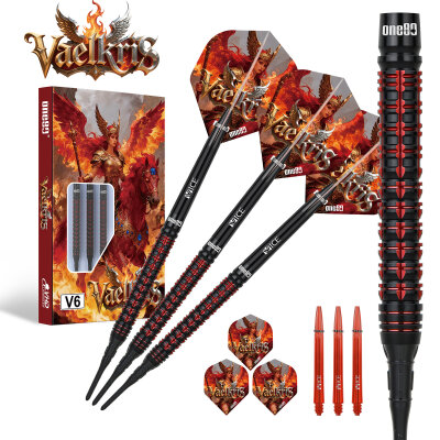 one80 Soft Dart Vaelkris V06 VHD 90% Tungsten Softtip Dart Softdart