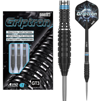one80 Steel Dart Griptron GT3 VHD 90% Tungsten Steeltip Dart Steeldart